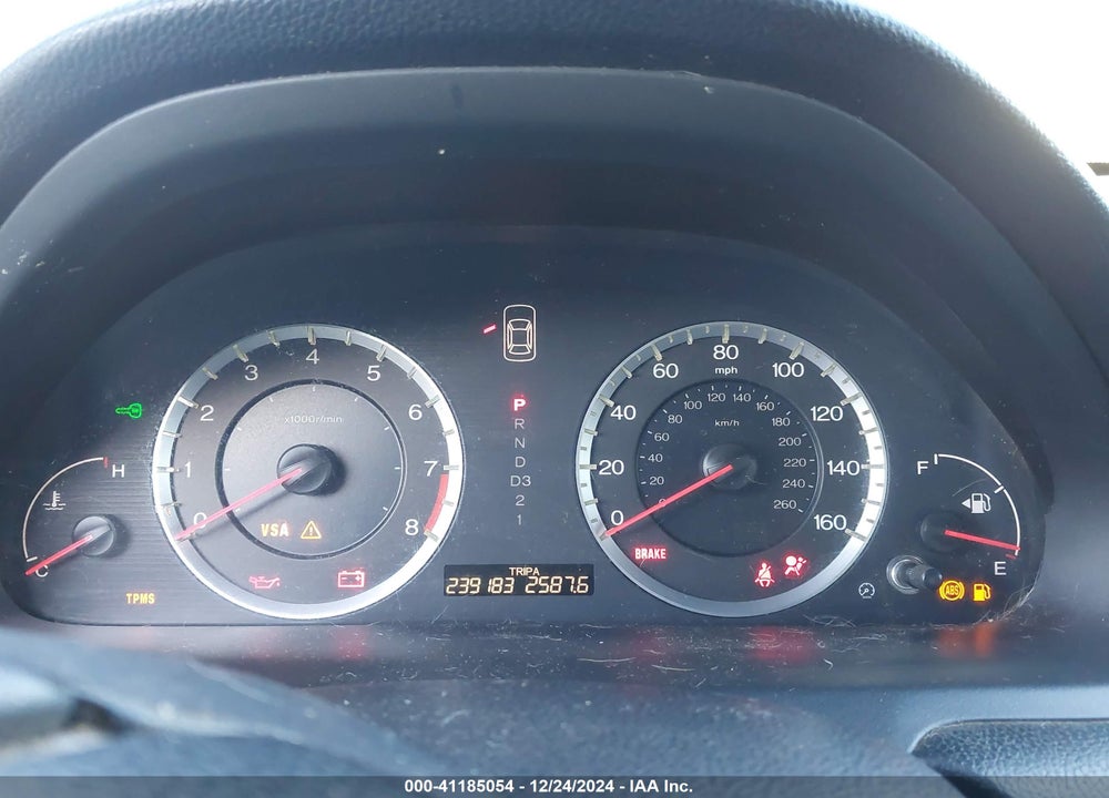 2008 HONDA ACCORD 2.4 EX-L/EX-L VIN: 1HGCS12828A011640
