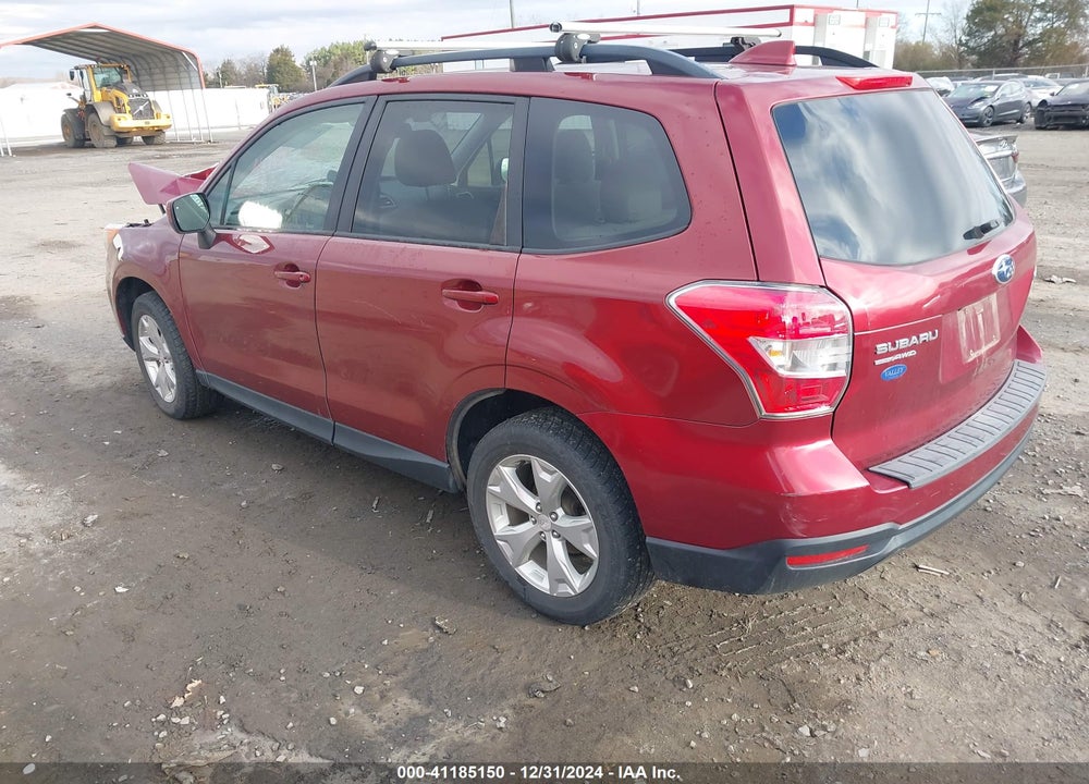 2016 SUBARU FORESTER 2.5I PREMIUM VIN: JF2SJAFC9GH496538