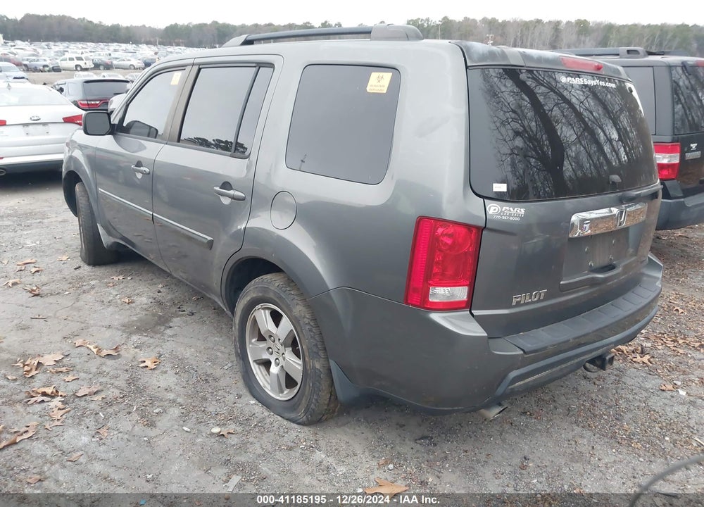 2009 HONDA PILOT EX-L VIN: 5FNYF38689B007689