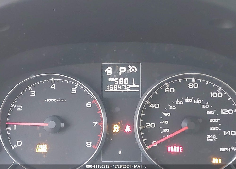 2014 SUBARU OUTBACK 2.5I VIN: 4S4BRBAC0E3294620