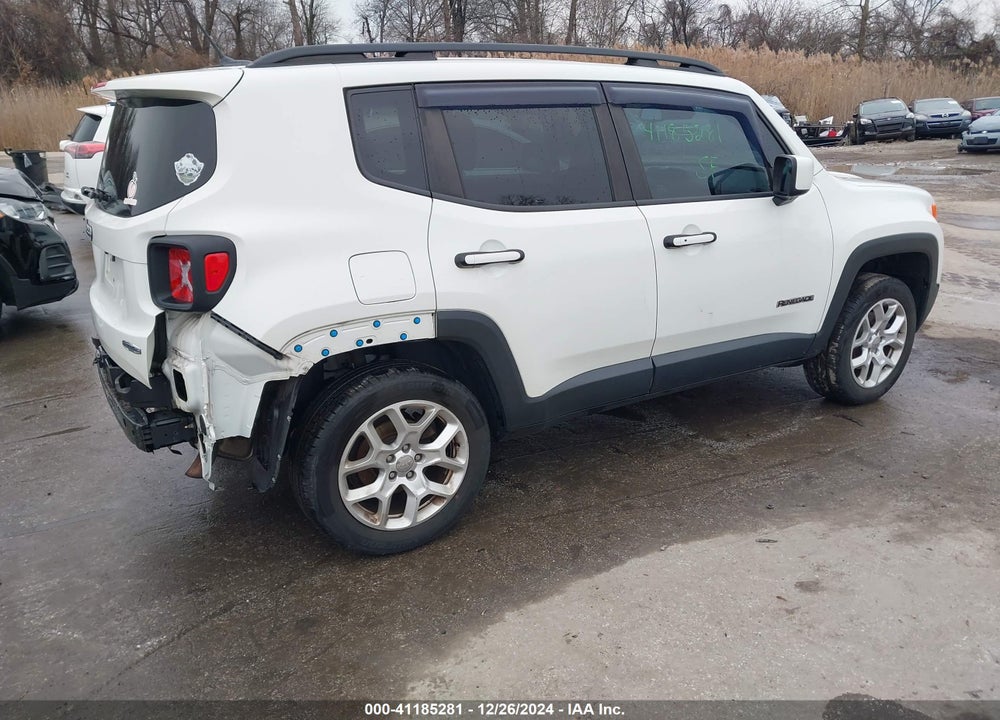 2017 JEEP RENEGADE LATITUDE 4X4 VIN: ZACCJBBB1HPF97573