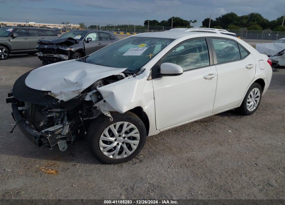 2019 TOYOTA COROLLA LE VIN: 5YFBURHE8KP911297