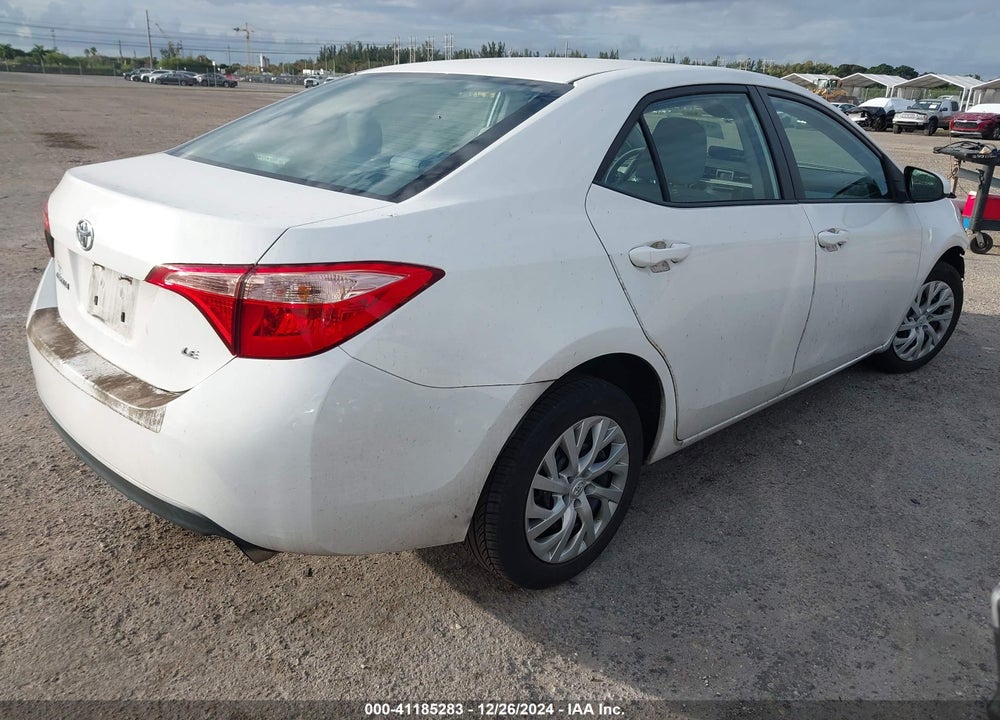 2019 TOYOTA COROLLA LE VIN: 5YFBURHE8KP911297