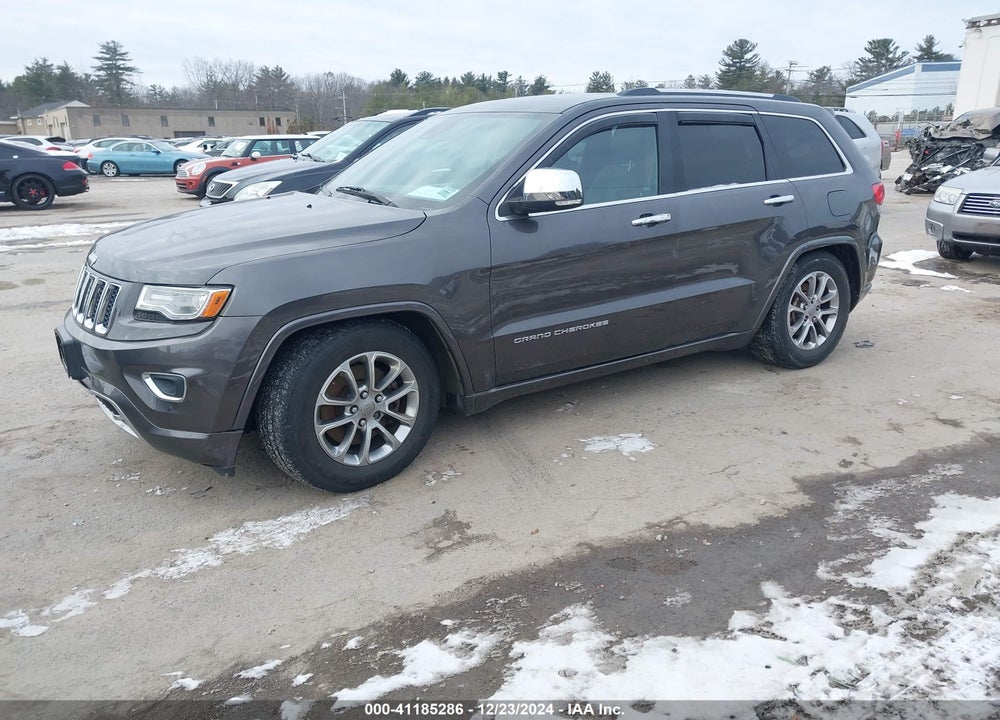 2014 JEEP GRAND CHEROKEE OVERLAND VIN: 1C4RJFCM6EC402438