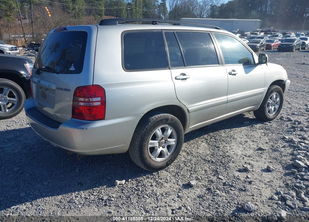 2003 TOYOTA HIGHLANDER V6 VIN: JTEGF21AX30080682