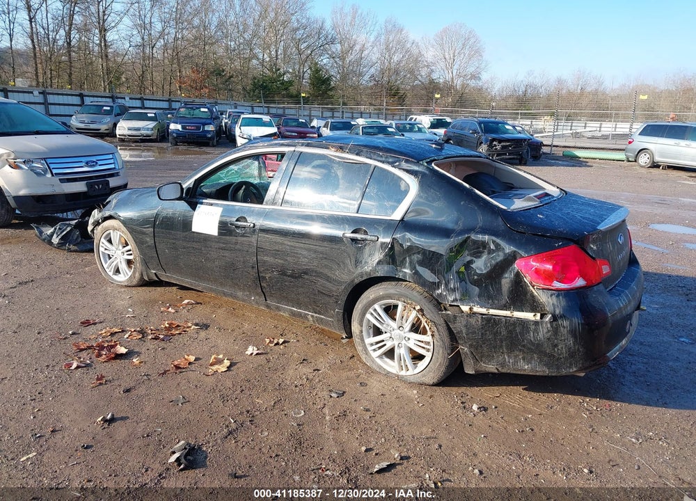 2011 INFINITI G37X VIN: JN1CV6AR5BM402206