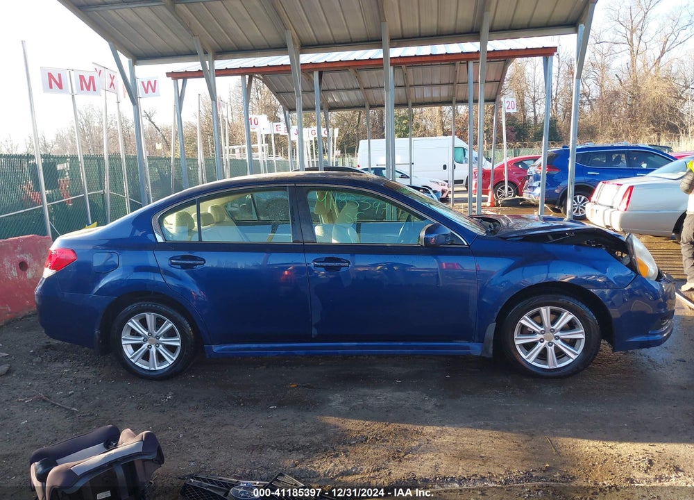 2011 SUBARU LEGACY 2.5I PREMIUM VIN: 4S3BMBC69B3223051