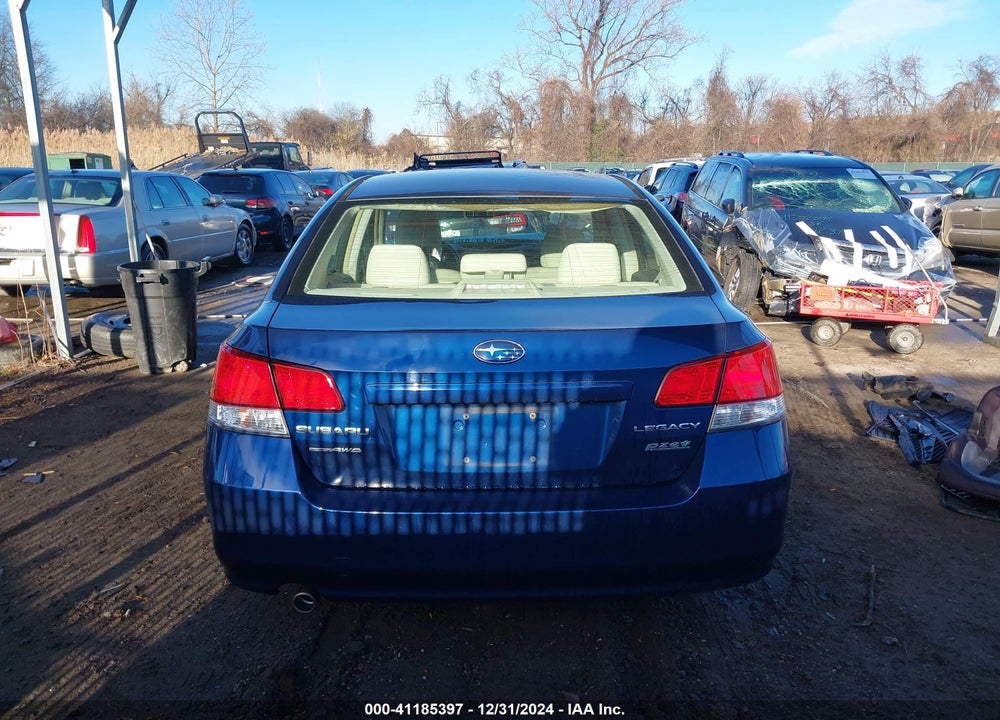 2011 SUBARU LEGACY 2.5I PREMIUM VIN: 4S3BMBC69B3223051