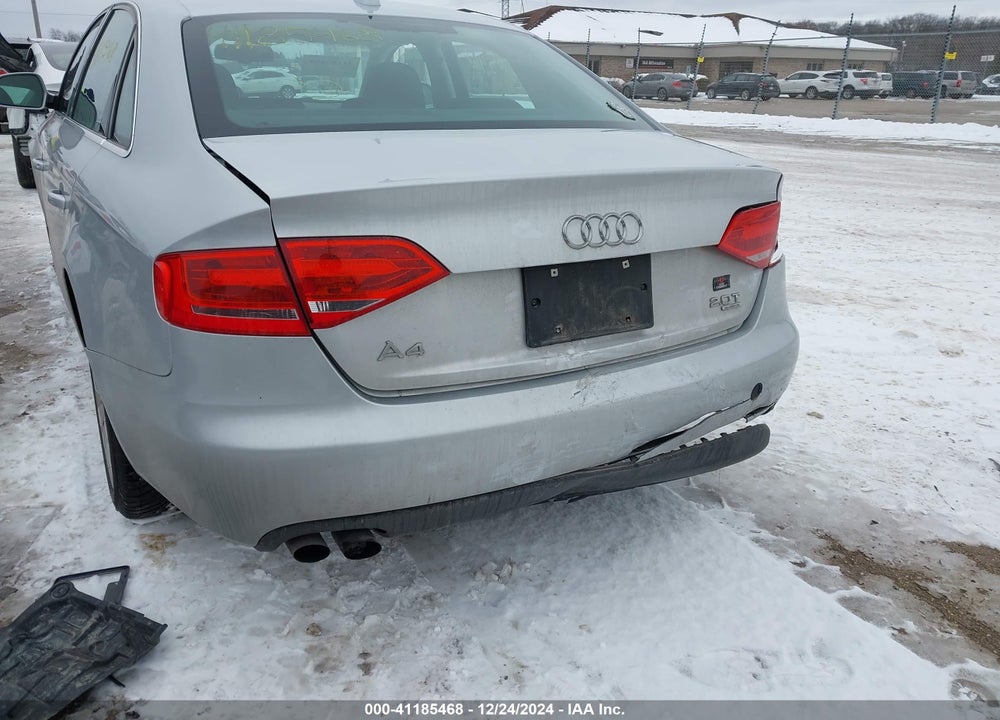 2009 AUDI A4 2.0T PREMIUM VIN: WAUSF78K59N013863