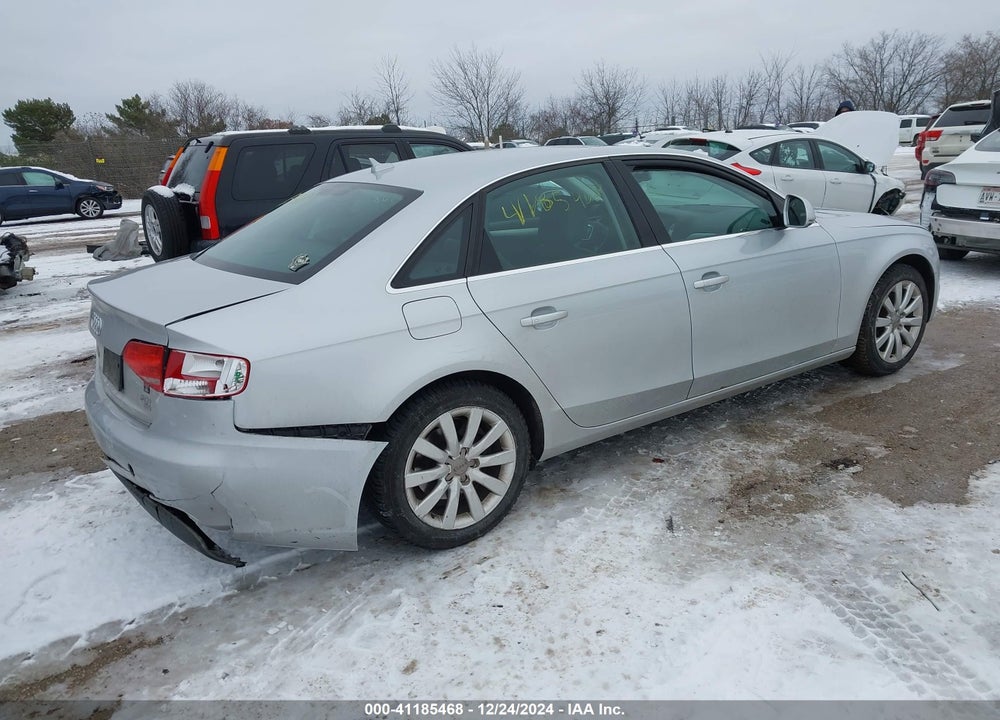 2009 AUDI A4 2.0T PREMIUM VIN: WAUSF78K59N013863