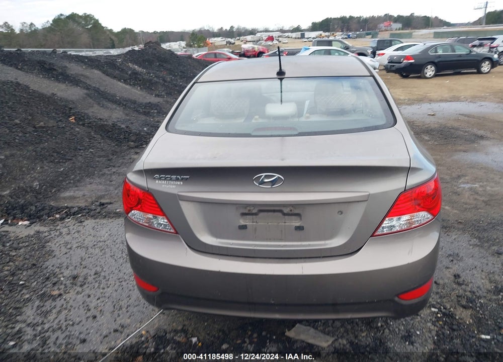 2013 HYUNDAI ACCENT GLS VIN: KMHCT4AE4DU585388