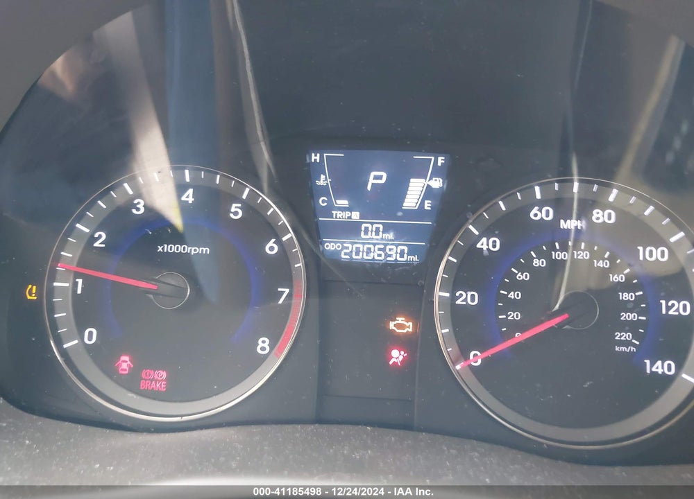 2013 HYUNDAI ACCENT GLS VIN: KMHCT4AE4DU585388