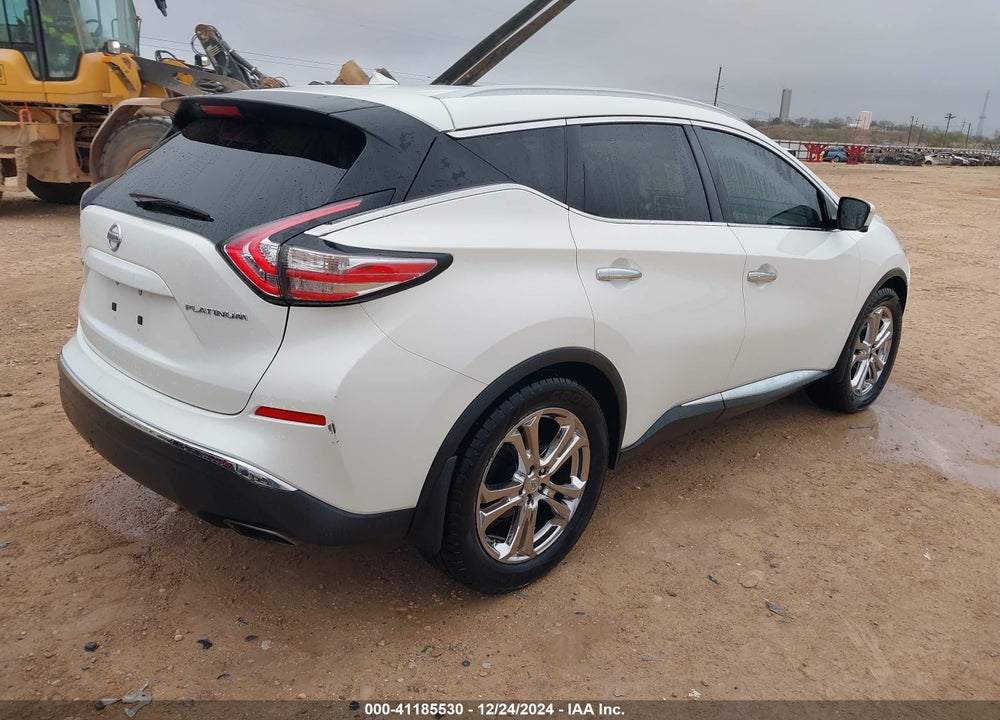 2015 NISSAN MURANO PLATINUM VIN: 5N1AZ2MG8FN248579