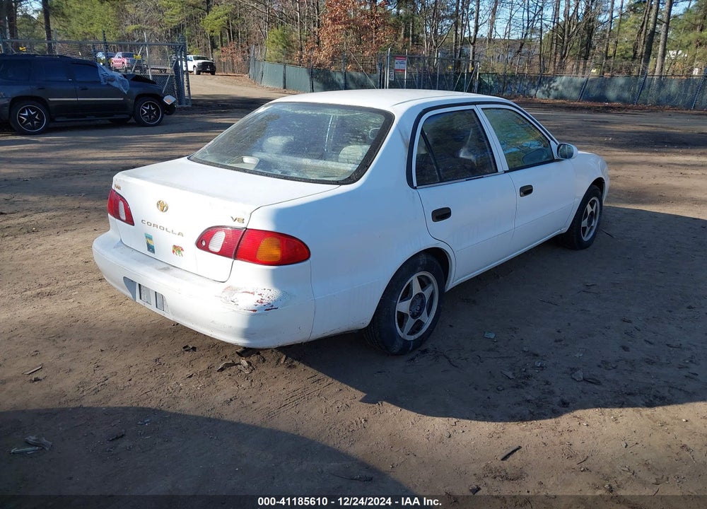 2000 TOYOTA COROLLA VE VIN: 2T1BR12E5YC317075