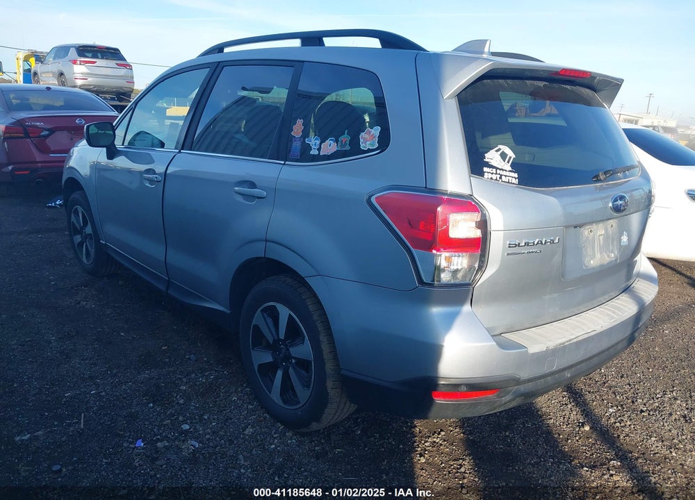 2018 SUBARU FORESTER 2.5I LIMITED VIN: JF2SJARC3JH443093