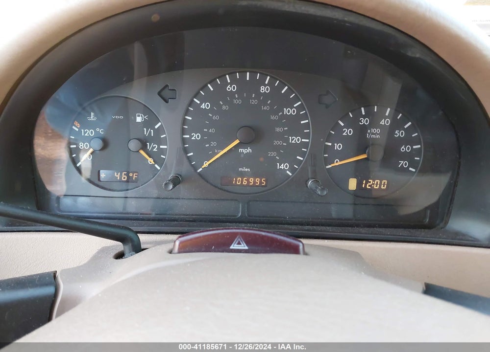 2001 MERCEDES-BENZ ML 320 VIN: 4JGAB54E61A273744