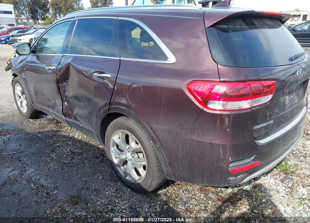 2016 KIA SORENTO 3.3L SX VIN: 5XYPK4A5XGG046269