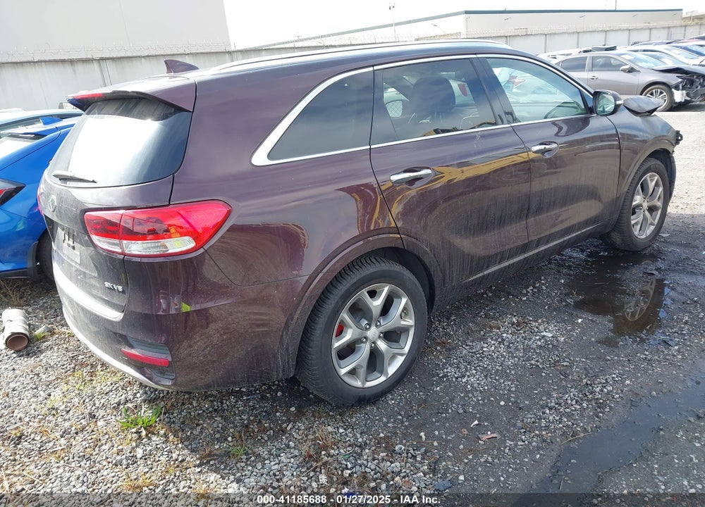 2016 KIA SORENTO 3.3L SX VIN: 5XYPK4A5XGG046269