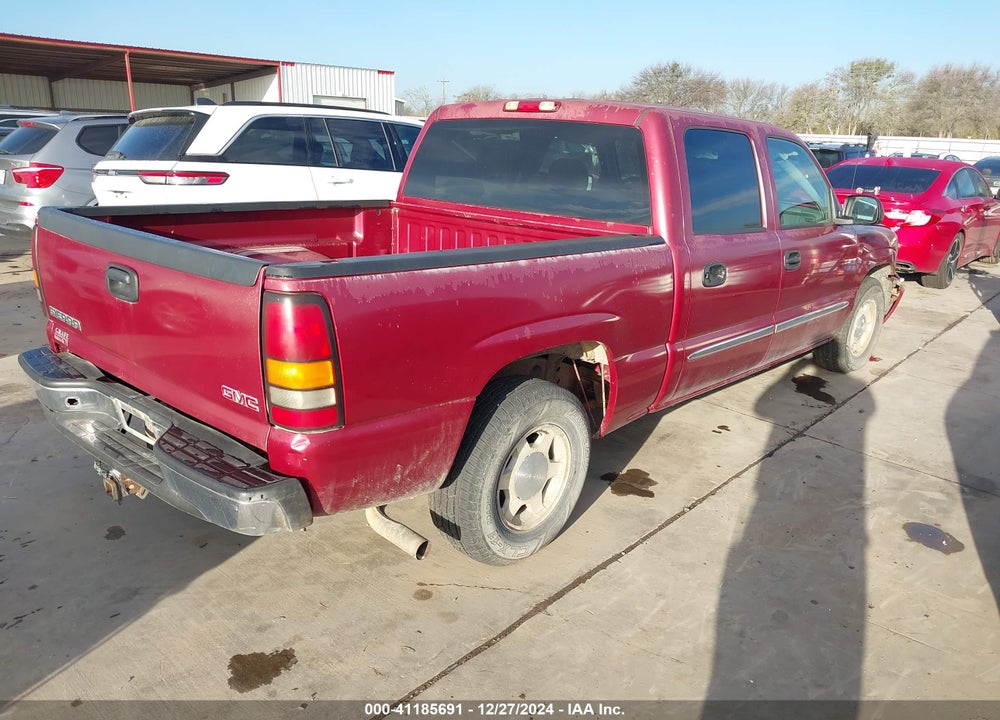 2004 GMC SIERRA 1500 SLE VIN: 2GTEC13T741427355