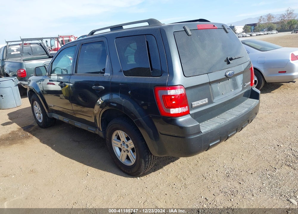 2008 FORD ESCAPE HYBRID VIN: 1FMCU49H78KC33662