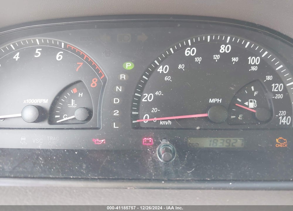 2003 TOYOTA CAMRY LE/SE/XLE VIN: JTDBE30KX30143586