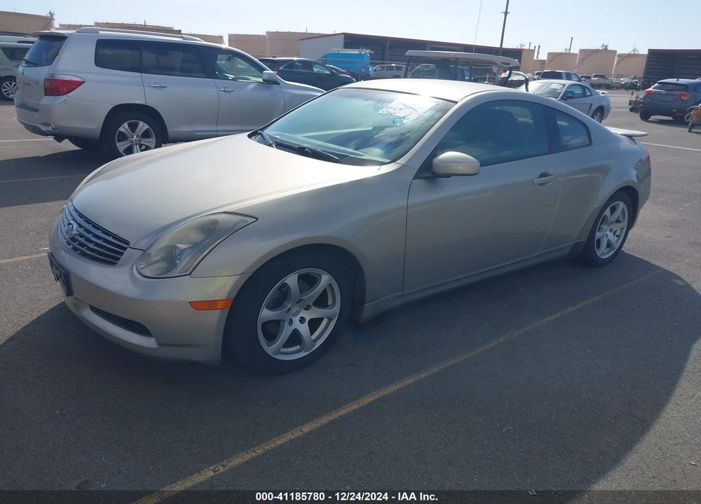 2003 INFINITI G35 BASE W/LEATHER VIN: JNKCV54E23M202738