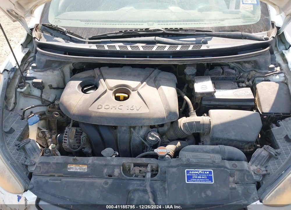 2012 HYUNDAI ELANTRA LIMITED VIN: 5NPDH4AE9CH082460