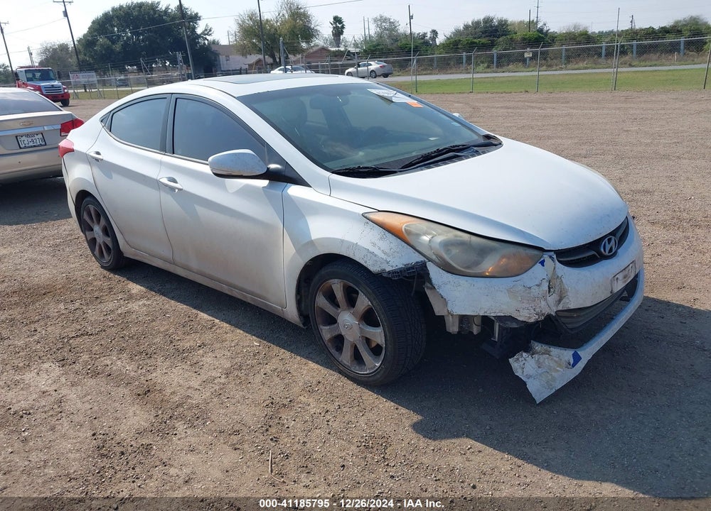 2012 HYUNDAI ELANTRA LIMITED VIN: 5NPDH4AE9CH082460