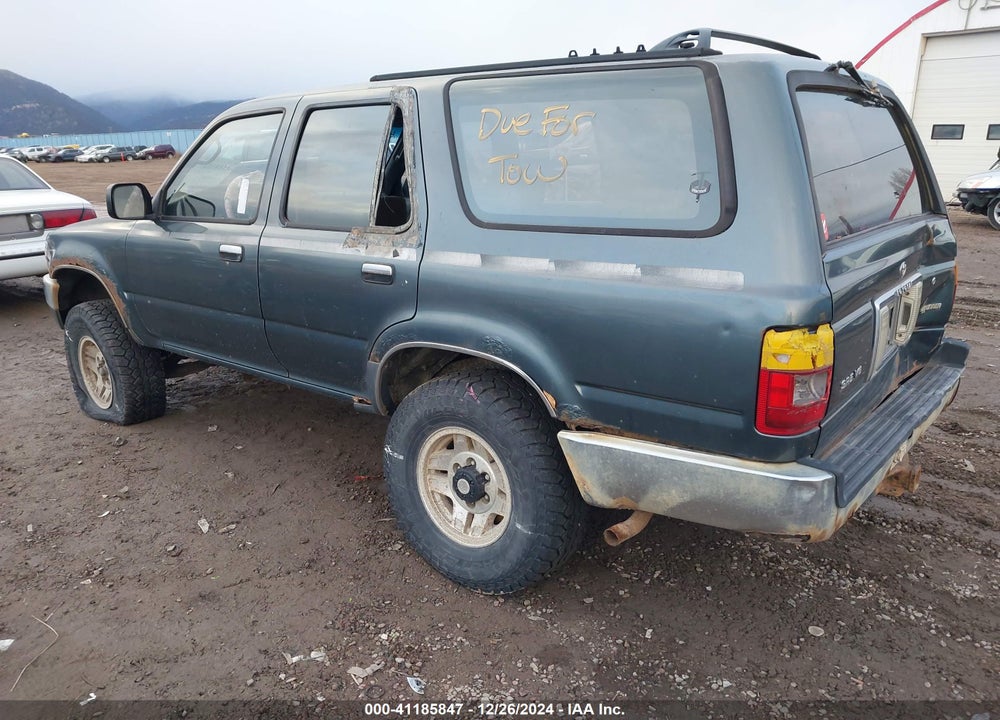 1992 TOYOTA 4RUNNER VN39 SR5 VIN: JT3VN39WXN0080466