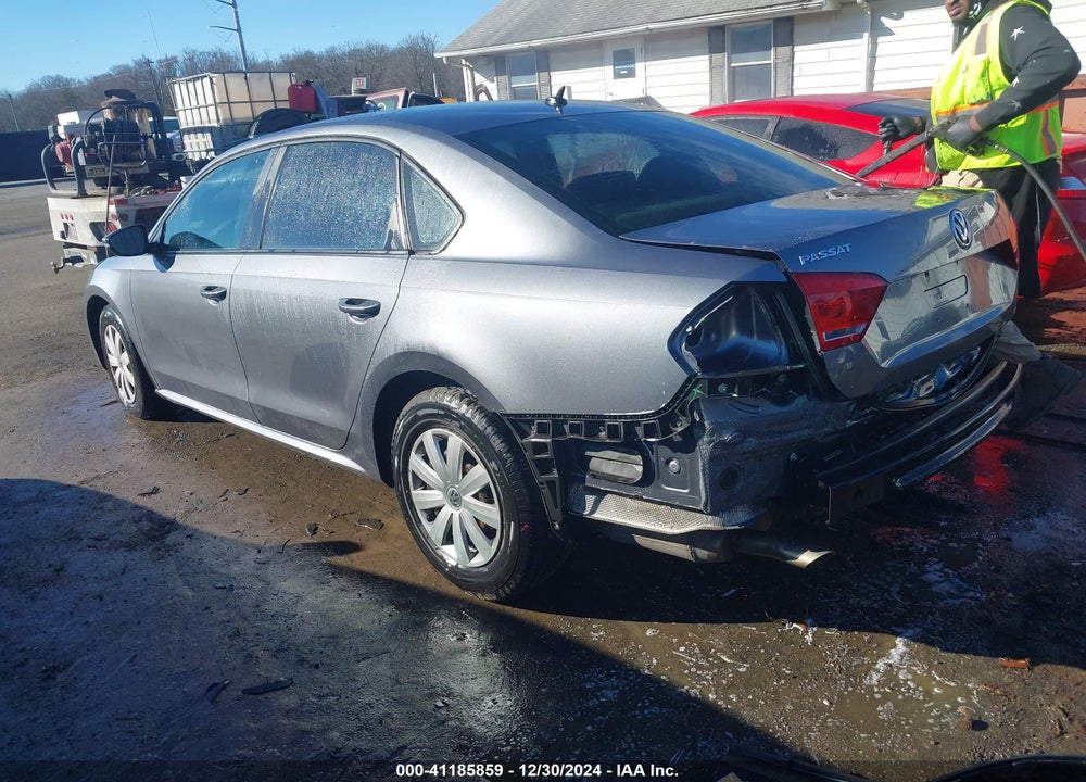 2012 VOLKSWAGEN PASSAT 2.5L S VIN: 1VWAP7A34CC056427