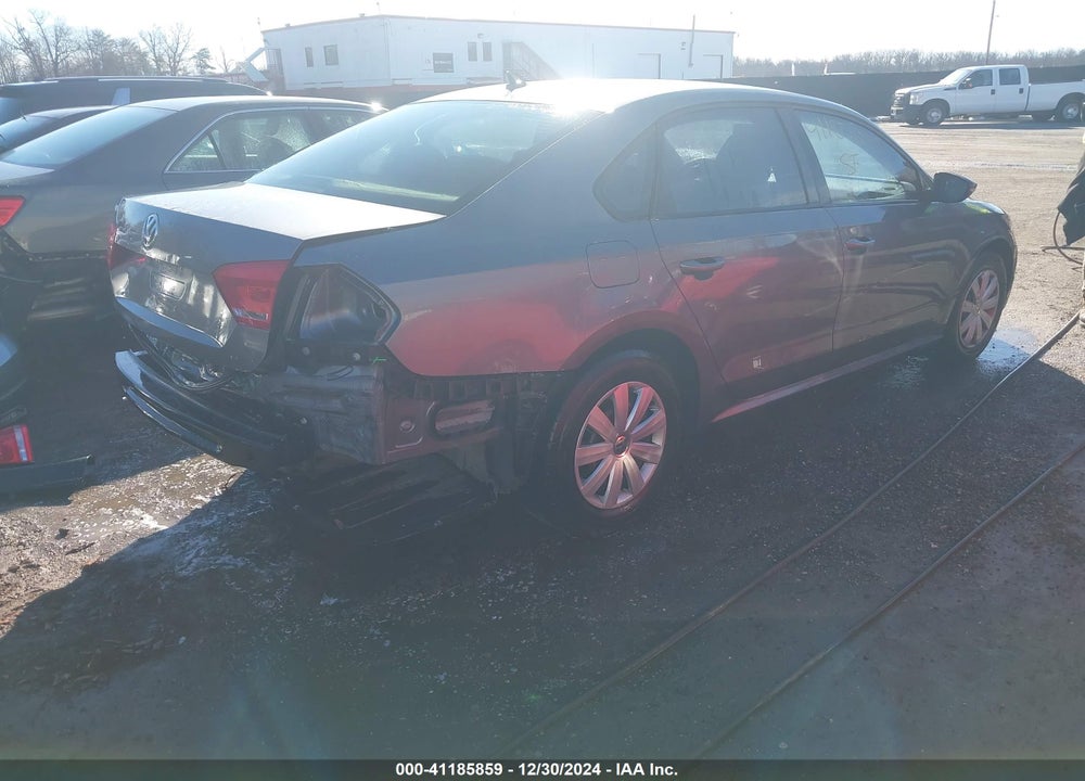 2012 VOLKSWAGEN PASSAT 2.5L S VIN: 1VWAP7A34CC056427