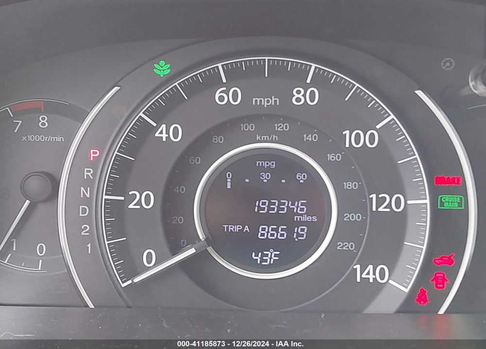 2012 HONDA CR-V LX VIN: 5J6RM4H3XCL049978