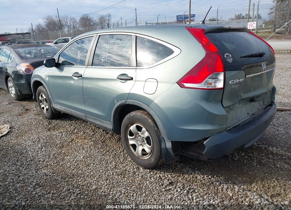 2012 HONDA CR-V LX VIN: 5J6RM4H3XCL049978