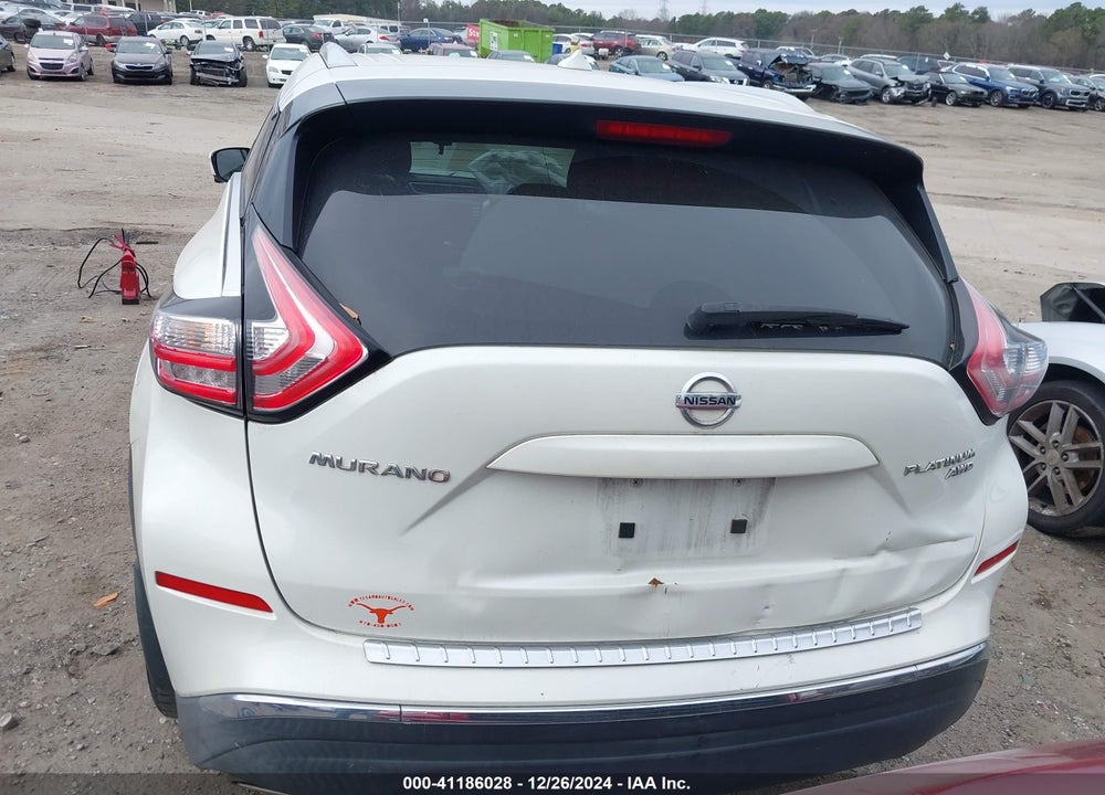 2015 NISSAN MURANO VIN: 5N1AZ2MH0FN205749