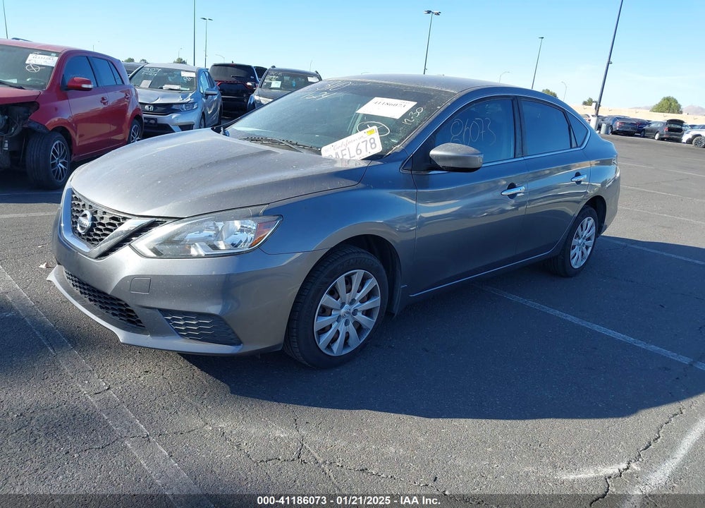 2017 NISSAN SENTRA SV VIN: 3N1AB7AP6HL720357