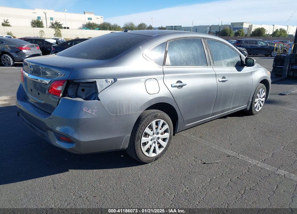 2017 NISSAN SENTRA SV VIN: 3N1AB7AP6HL720357