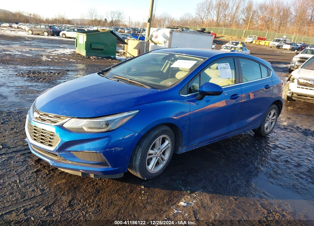 2017 CHEVROLET CRUZE LT AUTO VIN: 3G1BE6SM5HS593543