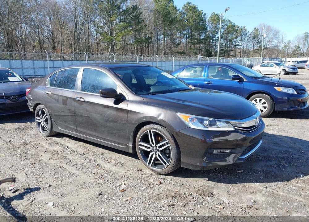 2017 HONDA ACCORD SPORT VIN: 1HGCR2F57HA141480