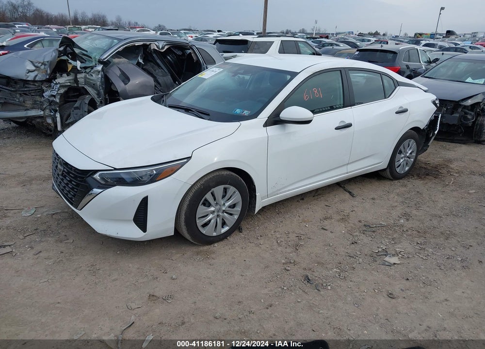 2024 NISSAN SENTRA S XTRONIC CVT VIN: 3N1AB8BVXRY324908