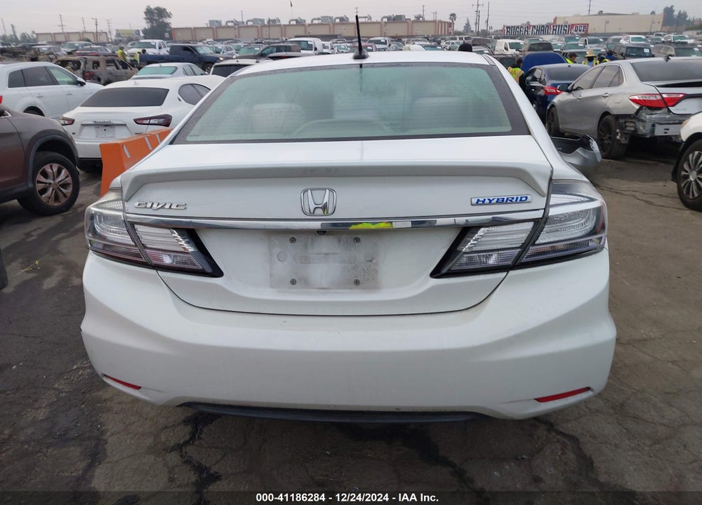 2015 HONDA CIVIC HYBRID VIN: 19XFB4F20FE201028
