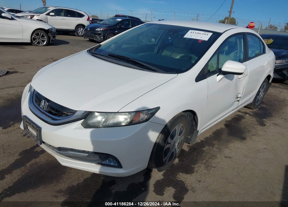 2015 HONDA CIVIC HYBRID VIN: 19XFB4F20FE201028