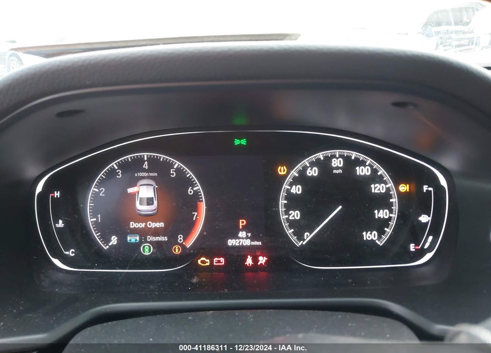 2019 HONDA ACCORD VIN: 1HGCV1F32KA127109