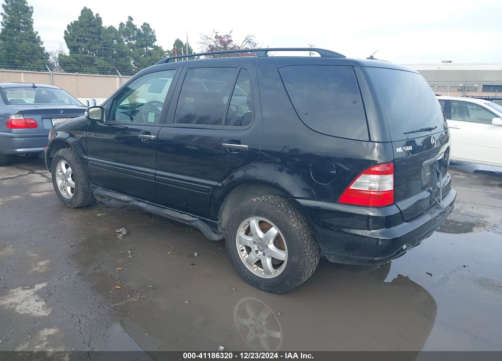 2004 MERCEDES-BENZ ML 500 4MATIC VIN: 4JGAB75E54A463582