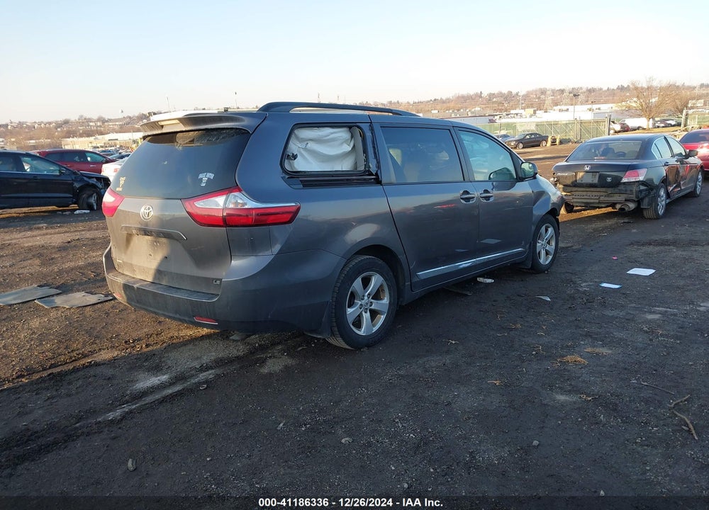 2015 TOYOTA SIENNA LE 8 PASSENGER VIN: 5TDKK3DC6FS607437