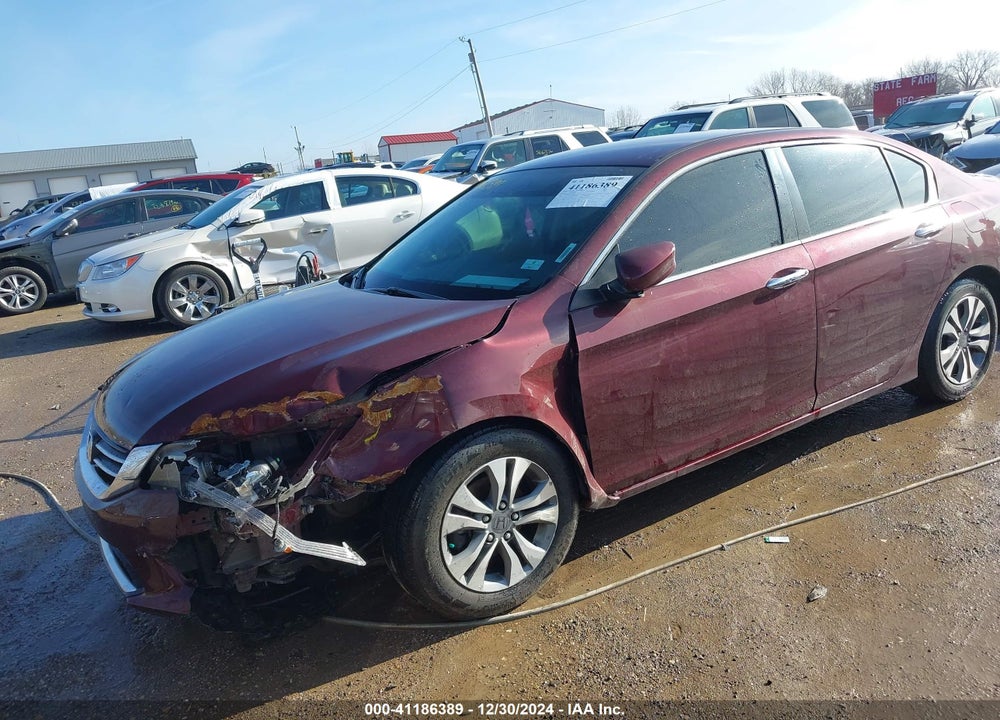 2014 HONDA ACCORD LX VIN: 1HGCR2F37EA034357