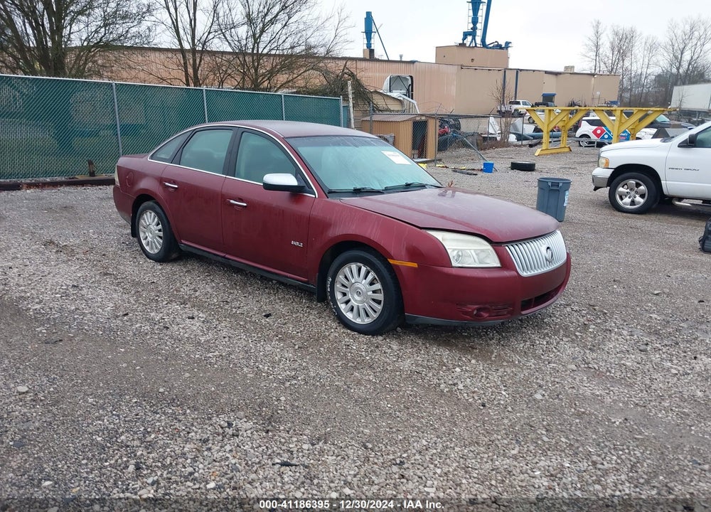 2008 MERCURY SABLE LUXURY VIN: 1MEHM40W18G618867