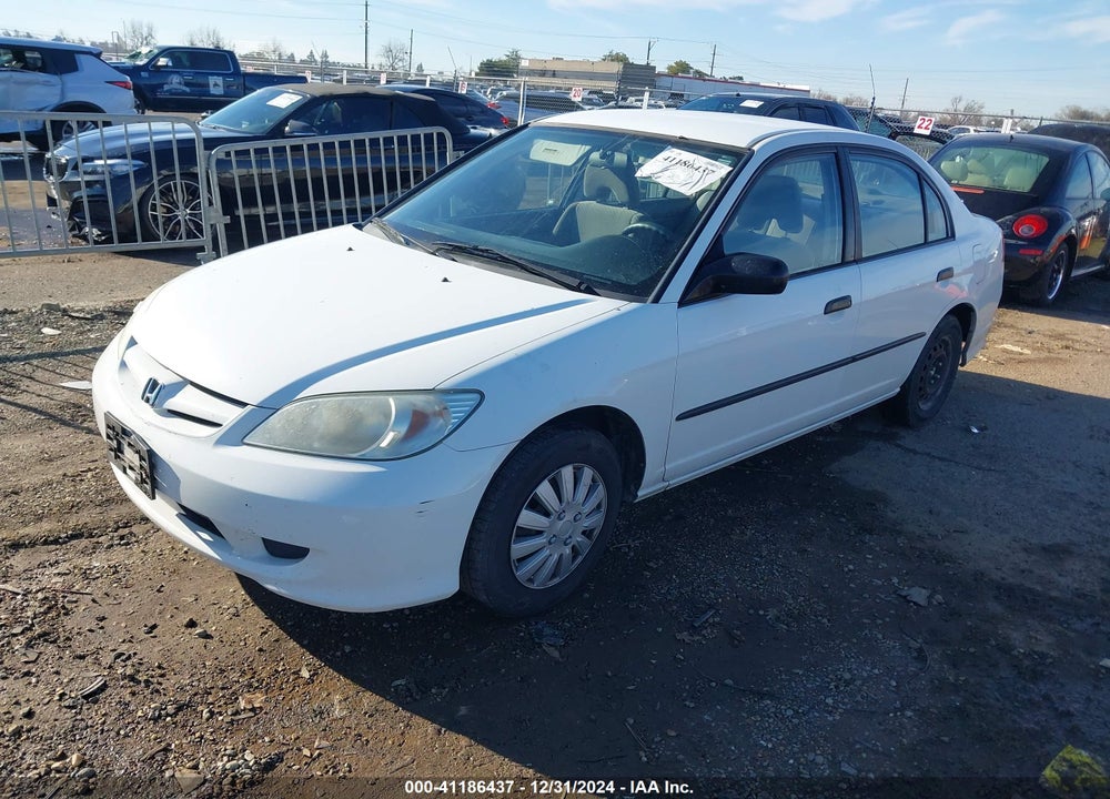 2004 HONDA CIVIC VP VIN: 2HGES16314H642043