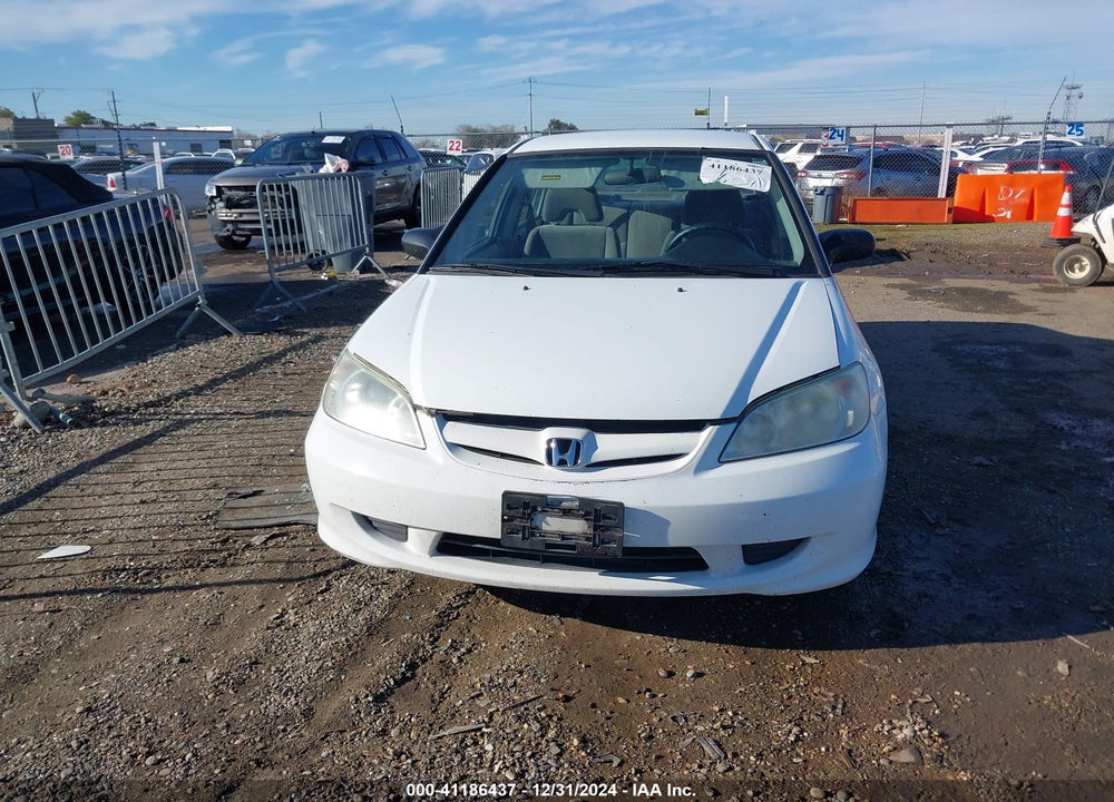 2004 HONDA CIVIC VP VIN: 2HGES16314H642043