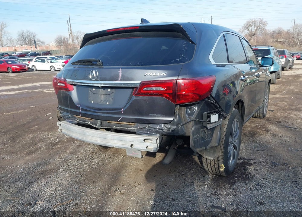 2014 ACURA MDX TECHNOLOGY PACKAGE VIN: 5FRYD4H41EB004250