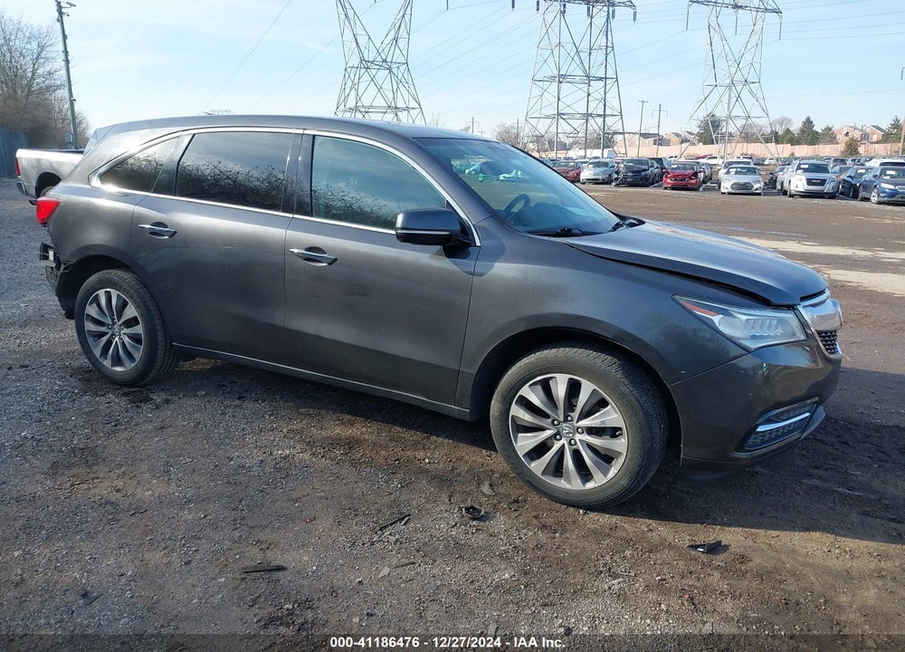 2014 ACURA MDX TECHNOLOGY PACKAGE VIN: 5FRYD4H41EB004250